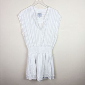 Rails White Short Sleeve Mini Causal Sun Dress XL